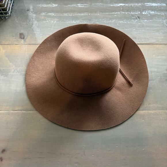 San Diego Hat Company Tan Wool Felt Wide Brim Rancher Hat Adjustable main image 8
